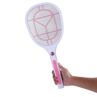 源头工厂95款 电蚊新拍苍蝇拍灭蚊拍Y三层网面288锂电 家用直充池式