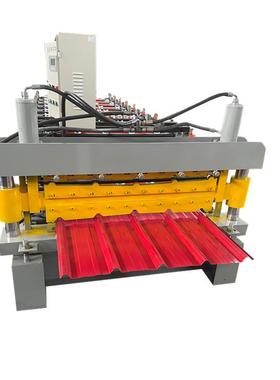 家厂供应0彩小钢瓦压瓦机型机彩钢成型设备84900型840900机双层压