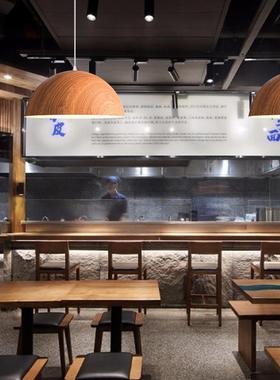 日式吊意灯18998新简中式约餐现代单头厅饭店工作室茶室创个性装