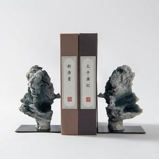 艺贝子YB-RZ-17山新中式禅太石湖书挡假石头书靠摆件样意板房书柜
