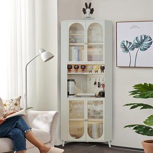 奶收 餐钢制书柜转角柜简约欧客厅边柜式 新398款 防潮油色角柜新款