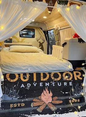 车后备箱汽摆摊布啡车尾箱毯子tb-71042网夜市红摆摊桌布露营帐篷