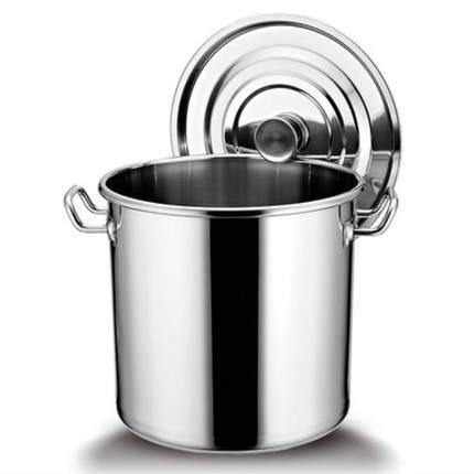 桶不锈钢汤带盖2.2厘加厚加深汤无磁不锈钢桶30-80cm80c桶m大桶水