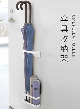 艺粘磁吸胶家居铁伞具家用酒ECV店客房雨收纳架门后玄关伞壁挂架
