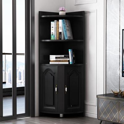 式角柜客厅三角物架多功能转角墙置角柜储欧物拐角边角柜柜置HRT