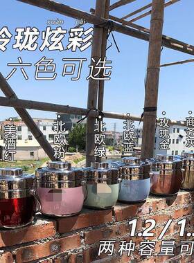 304不锈保温盒双层饭保温桶真空钢饭桶上二DRW班族学生便当盒提锅