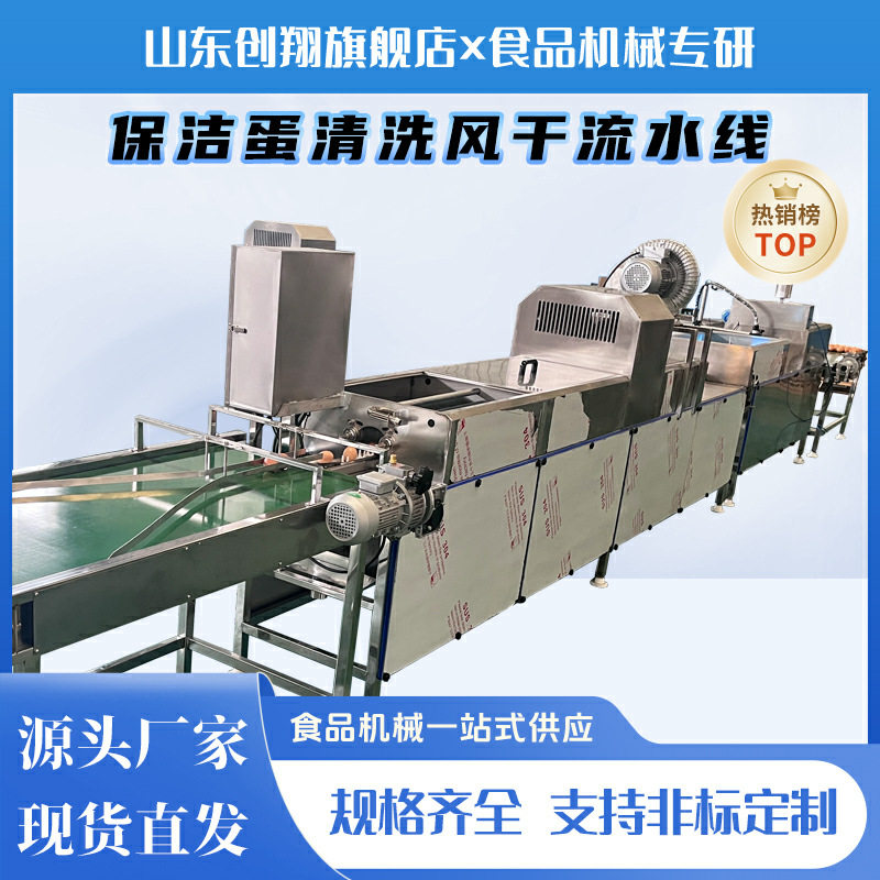 支持跨境包灰蛋加工前清洗设备双排皮蛋鹌鹑蛋禽类养殖场洗蛋机