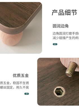 ft电脑显示器增高架台式屏幕桌面底座支架办公桌收纳架子抬高置物