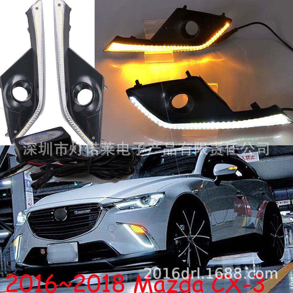 适用于马自达CX-3日行灯大灯LED雾灯前照灯2016~2019年CX3