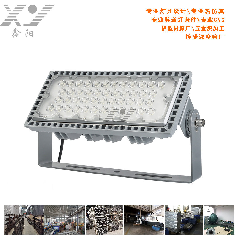 新品200W-1200W机场高杆灯投光灯压铸款隧道灯模组集成工矿灯