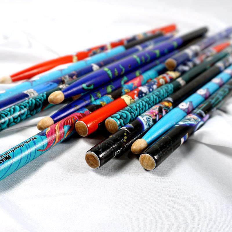 架子鼓鼓棒5A成人专用山胡桃木鼓槌初学者7A儿童练习鼓棍乐器鼓类