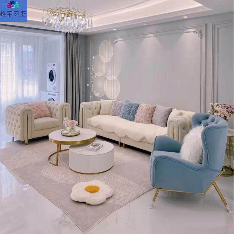 美式轻奢客厅免洗款猫抓爪布科技布奶油风小户型法式拉扣网红沙发,农用物资,其他肥料,淘宝优惠券,粉丝福利购,淘宝优惠卷