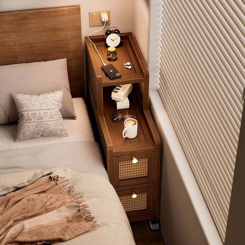 床头柜一体带抽小户型卧室落地床边收纳柜现代简约移动储物柜子,节庆用品/礼品,新娘配件,淘宝优惠券,粉丝福利购,淘宝优惠卷