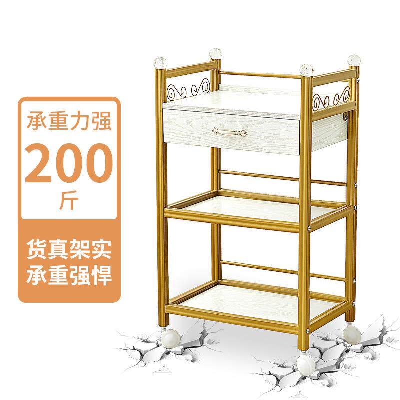 美容院多用途移动工具车多层小推车收纳架美睫用品置物架