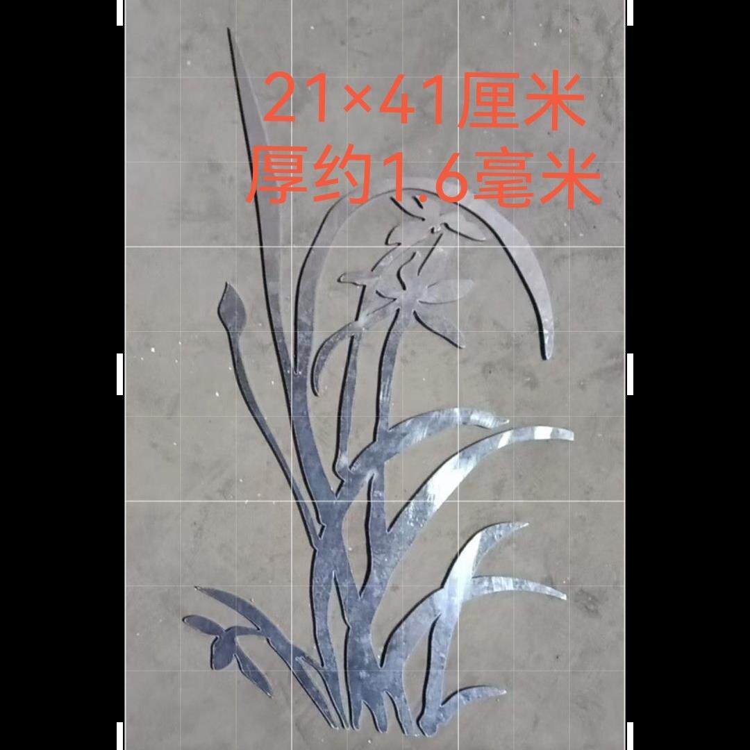 铁艺栏杆配件铁艺兰花朵铁艺大门配件铁艺门装饰铁艺大门配件