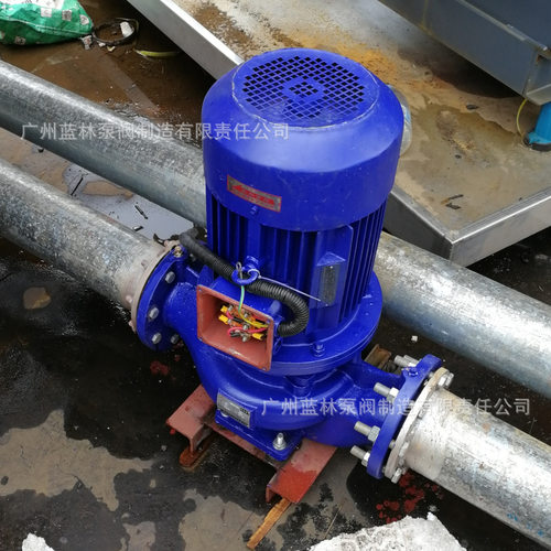 立式管道泵 ISG80-100A冷热水循环泵锅炉耐高温增压泵