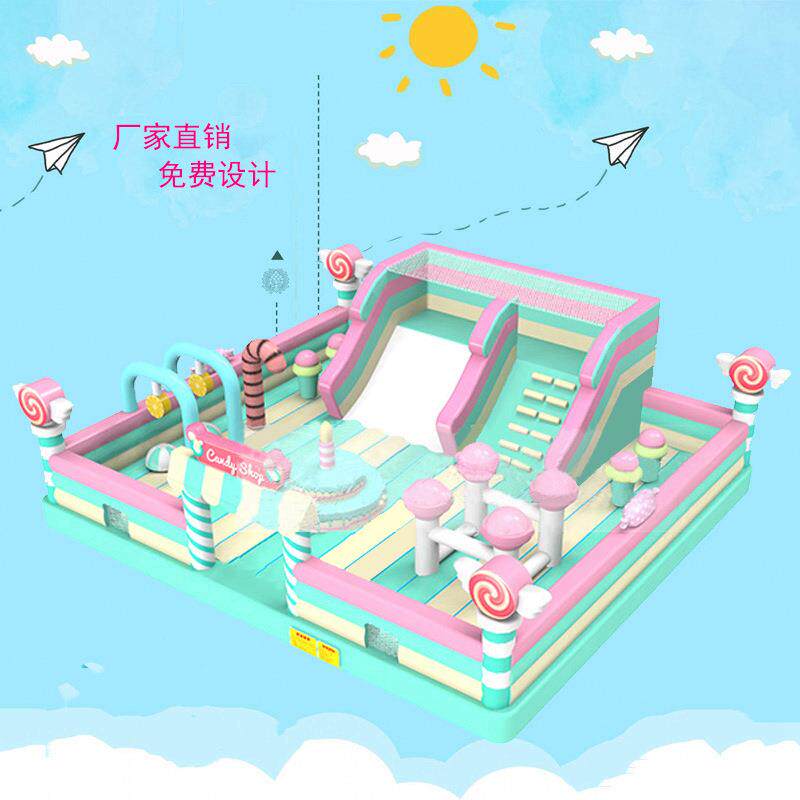 室外游乐玩具新款景区网红项目充气大滑梯儿童重启城堡蹦蹦床