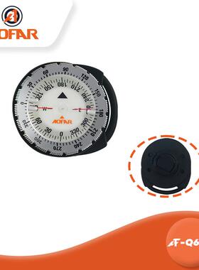 AOFAR(奥发)AF-Q60C潜水指南针专业深潜夹管式指南针荧光表盘
