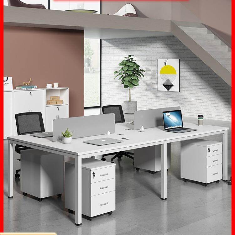 办公家具直销两人四人位六人位组合钢架办公桌职员卡座员工位