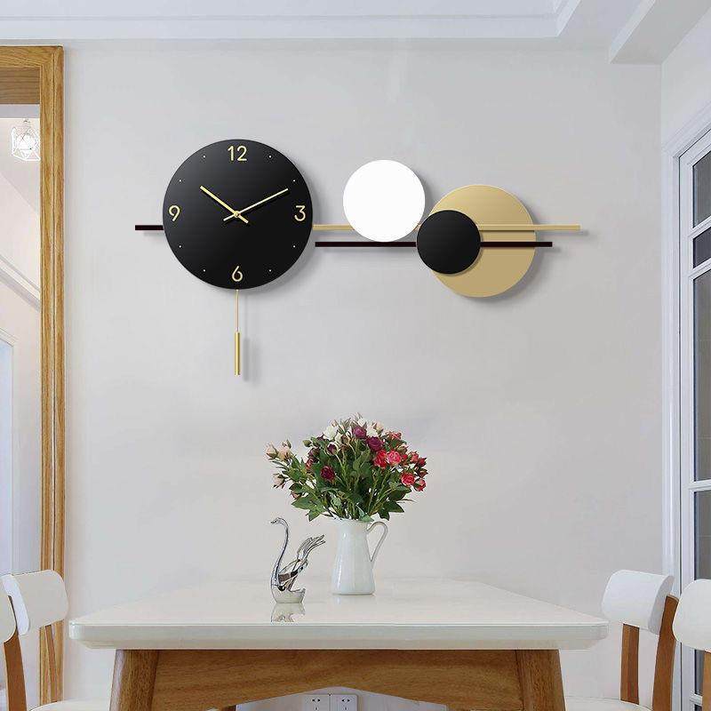 现代简约几何装饰表挂钟客厅个性家用挂表创意时尚时钟北欧99058