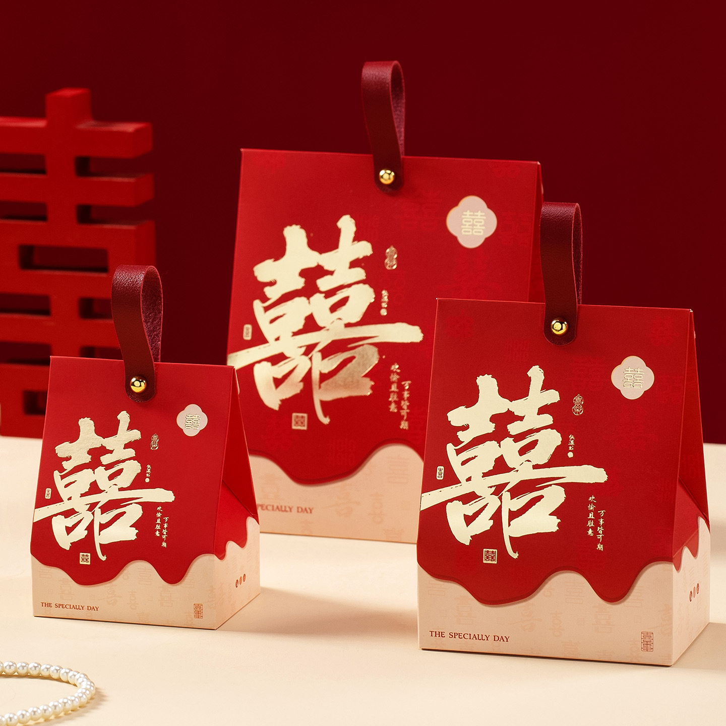 【按需发货】喜糖盒子结婚专用高级感伴手礼袋糖果礼盒包装空盒