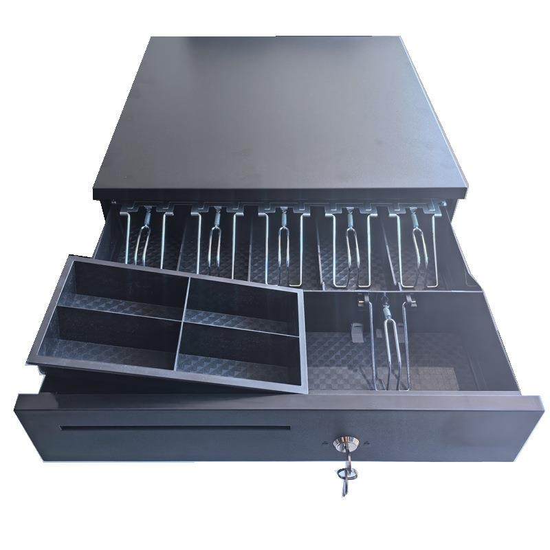 乐思百4042五格三档钱箱超市收银盒收款机锁cashdrawer热销