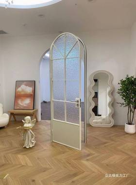 家用洗手玻AL100184间卫生间入门户隔断铁艺门钢化璃内门室浴室不