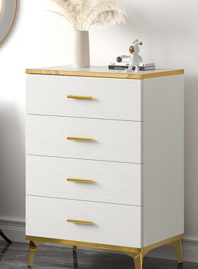 实五斗柜简约现代卧室木储物柜六用客厅63483收家纳柜轻奢黑白四