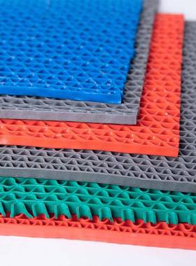 PVC镂空防地垫入滑门胶走廊塑户料卫生间泳池74517厨房门口商用塑