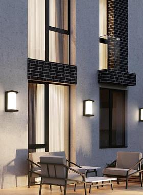 ?LED灯户外防水院简约庭壁灯现代墙阳台楼72880梯室外简约别墅外