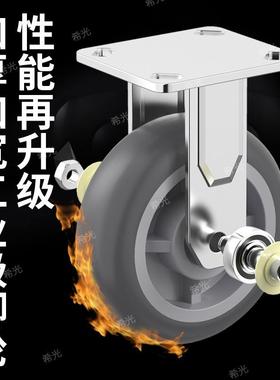 焊接一体式手推车耐磨专音工地间静工厂用加厚钢车88284板不可折