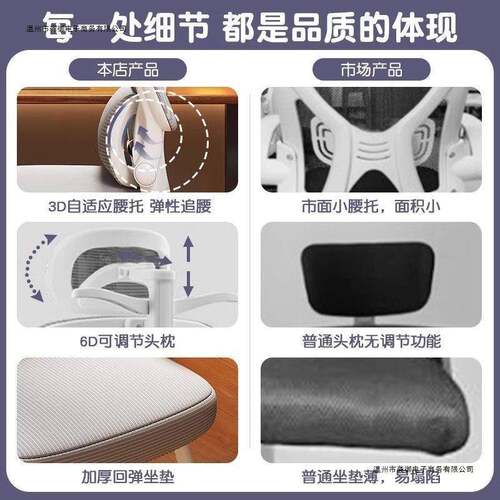 电脑椅子家用椅舒服久坐公人体办工学座椅卧室AL011书桌凳子舍靠