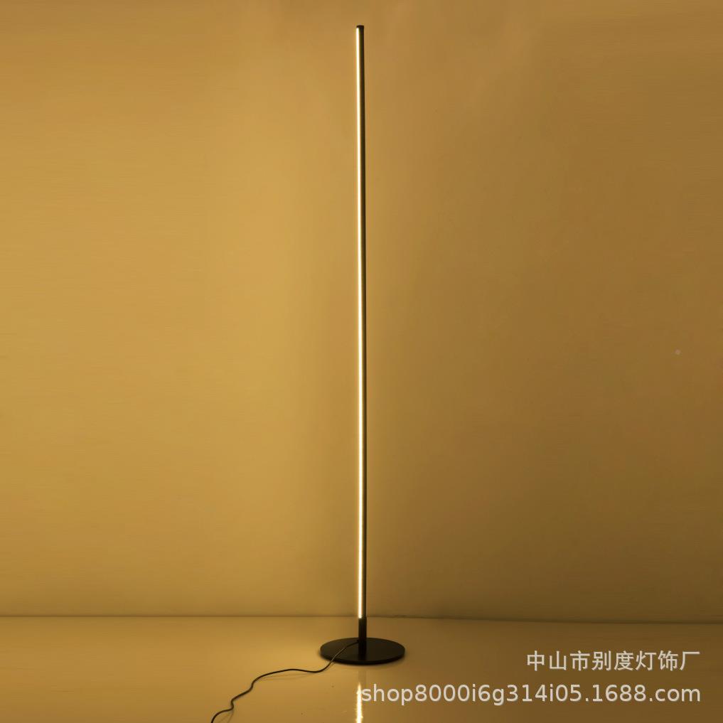 跨境极简现E代LD线条898围落地直播背景灯客厅灯卧室温馨可调光氛