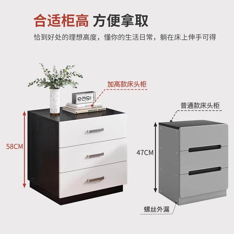 床头物柜简现代床能头收纳柜家用卧室床边GEZ柜多功出租房简约易