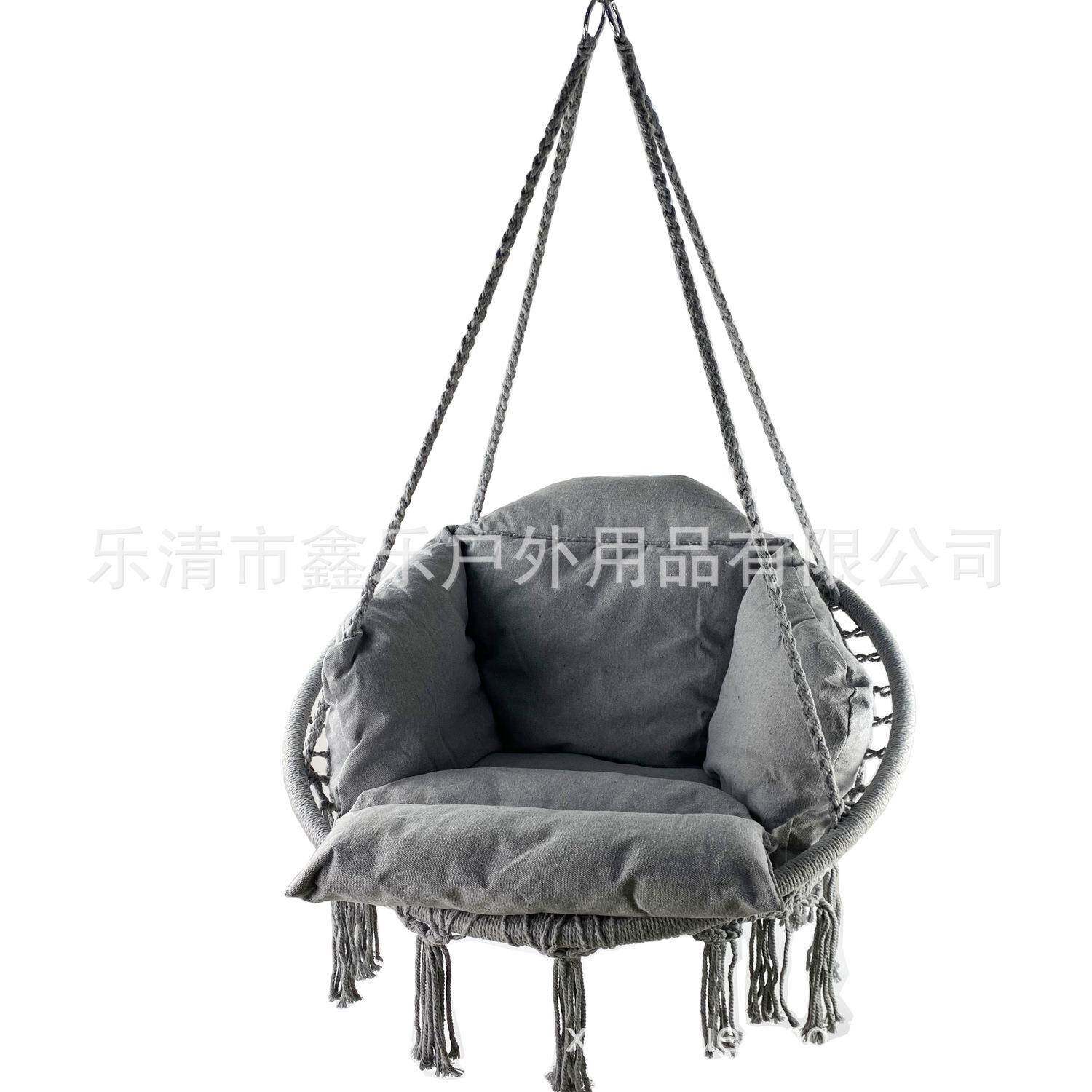 工厂外阳摇大号全包RAL软垫室枕头躺椅含椅台安吊装配件