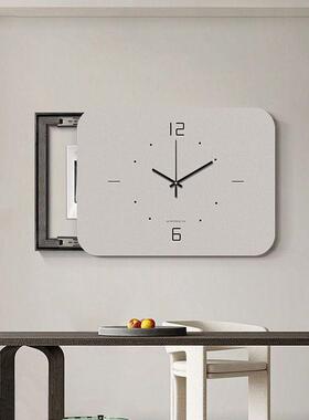 打电空11528闸简约钟表挂钟孔时箱钟开箱带遮挡配电箱免电表箱装