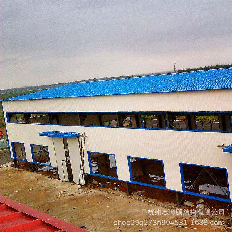 筑钢结构厂房建皮铁棚搭HIC建简易铁皮房雨棚设彩钢板通道计雨棚