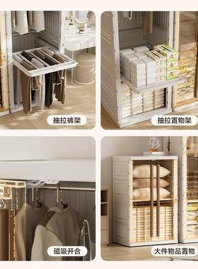 一门到底折柜叠衣柜成人大收衣服折叠纳64097柜多层置物挂架储物