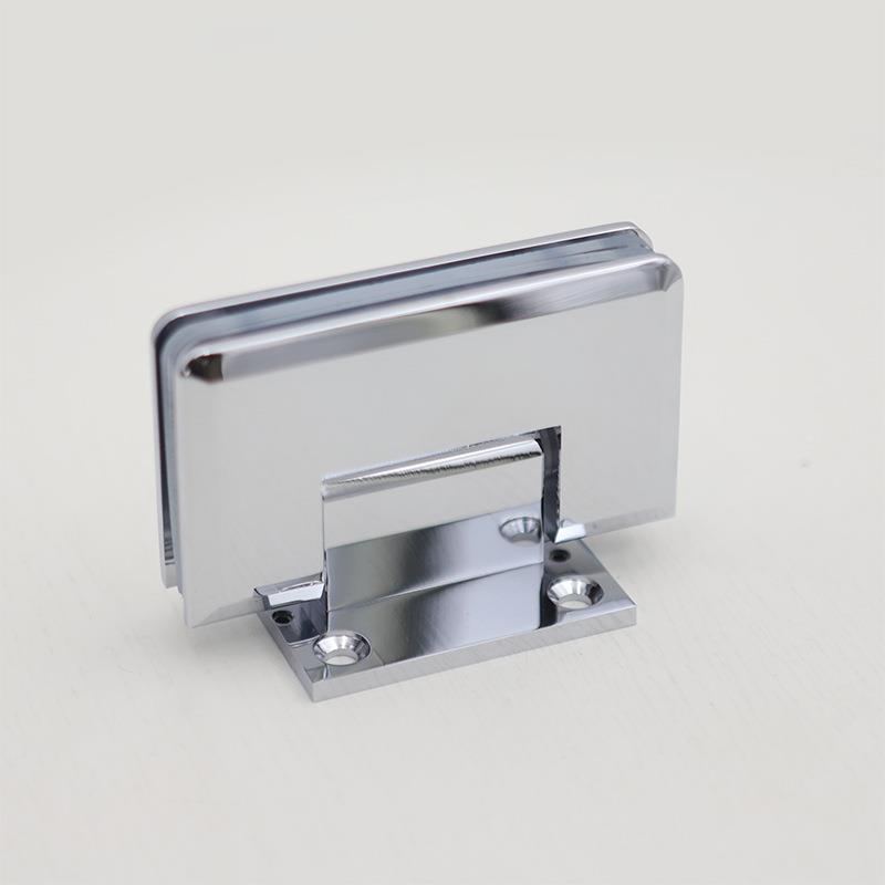 Hy31/Hy490度斜边璃小方合页浴室淋浴房配件玻链铰固件定夹淋浴房