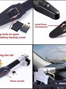 3273铜厂家直销汽通方向盘锁车头锁车汽车防盗用锁T型锁锁芯安全