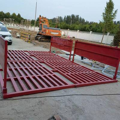 工地洗轮车槽建筑工全CEQ动免基础洗自机程加厚安装洗车机
