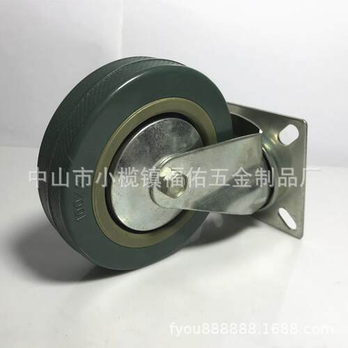 寸5寸轻型音3餐车灰胶脚4轮2寸寸静刹车万向货架推车CW232脚轮厂