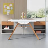 现货办公桌工位工单C365设计感员财务桌双人对坐办人公桌工位