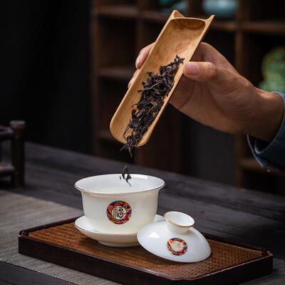 晟翔具陶21524瓷上茶羊脂玉高端档次送礼用自白瓷套装