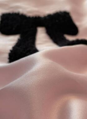 冰丝四件套生蝴蝶结毛巾罩绣被套iyG7PfHk女学宿舍床单三件床套上