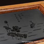 鸡装 木茶80026盘套全自动烧水壶体式 家用实木茶一台轻奢整套茶具