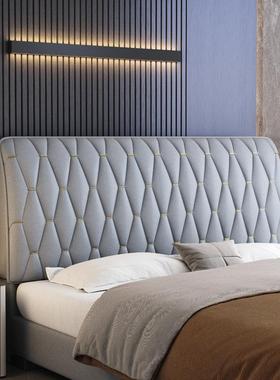 新款2N科技布床头罩全包夹棉加现厚加大2高床头80131套罩代软防包