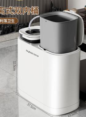 水废桶家用茶圾桶茶渣水桶垃干63322湿分离二合一轻奢感茶桶