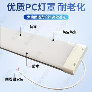 d冷l库专用长条灯家用三GOL防灯e一体化日光灯吸顶管1.2米条形线