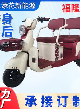 变电动三轮车小型家用接送孩47758子轮销量飙升后座三车可货箱三